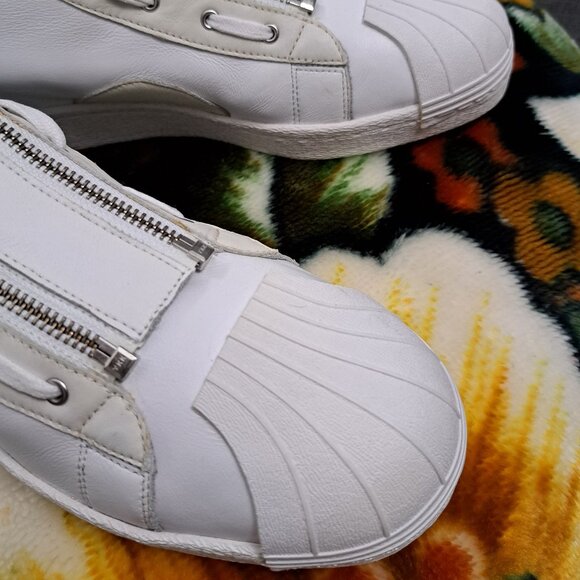 Y-3 Adidas Yohji Yamamoto Pro Zip Weiß High Top Sneakers CG3183 Size 9 Men - Picture 8 of 15